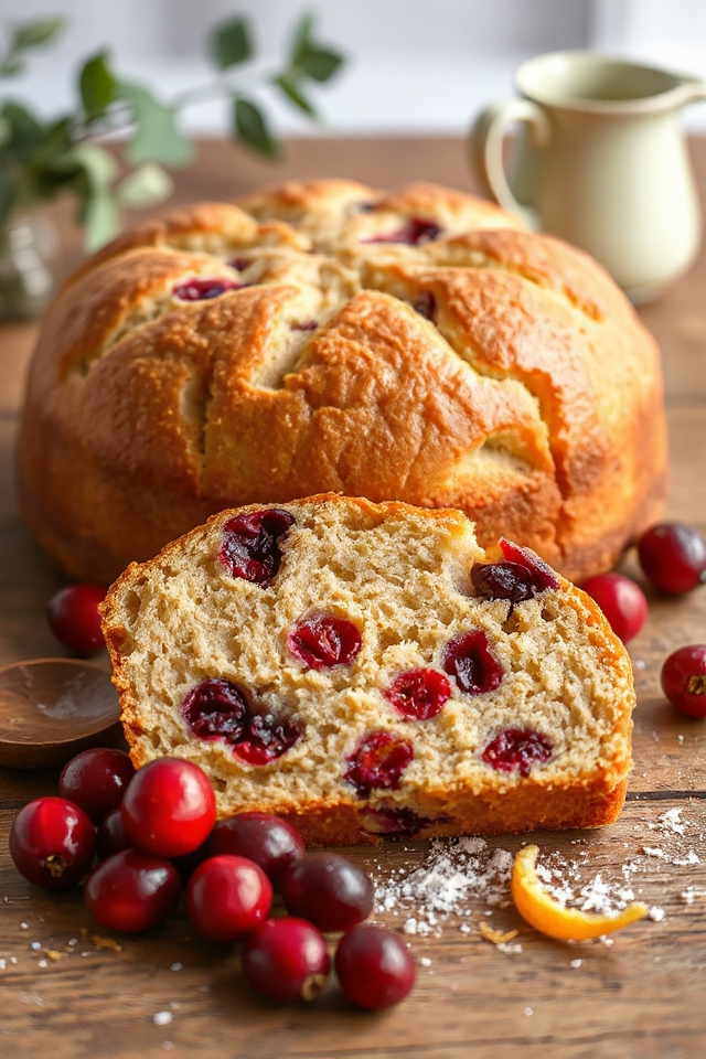 bake zesty cranberry cake