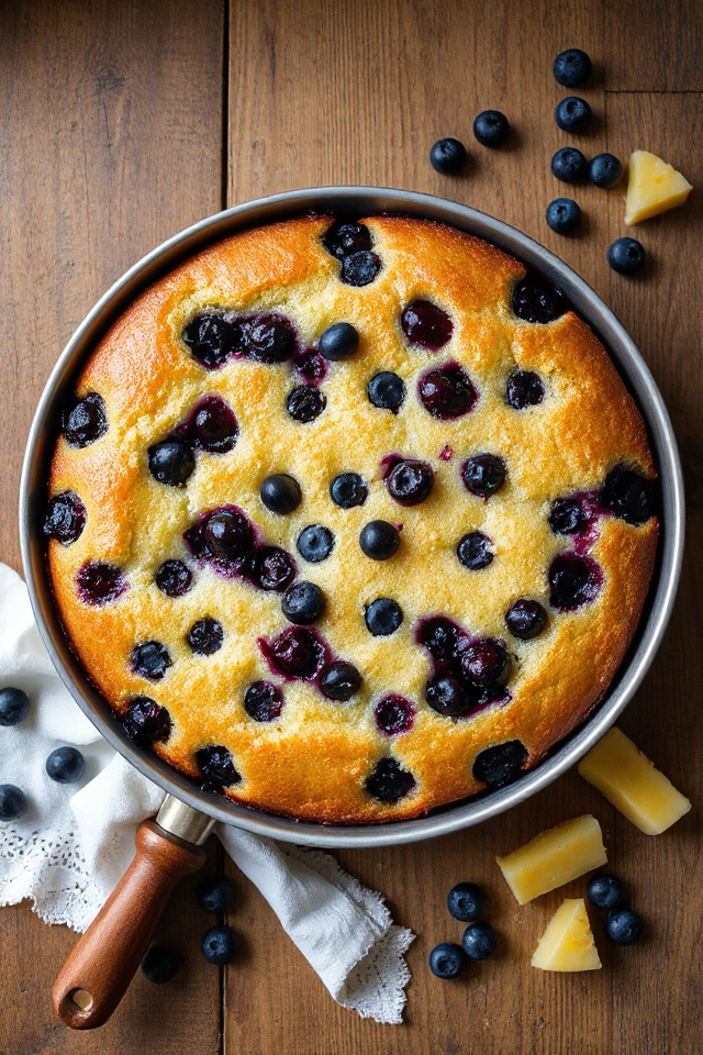 blueberry pineapple dump cake
