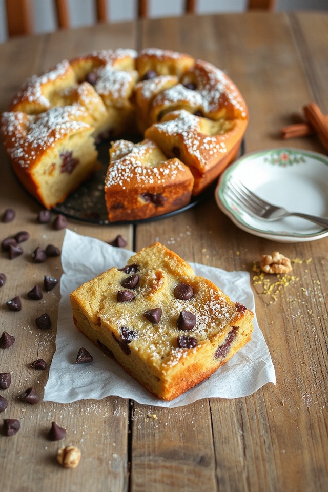 chocolate chip coffee cake