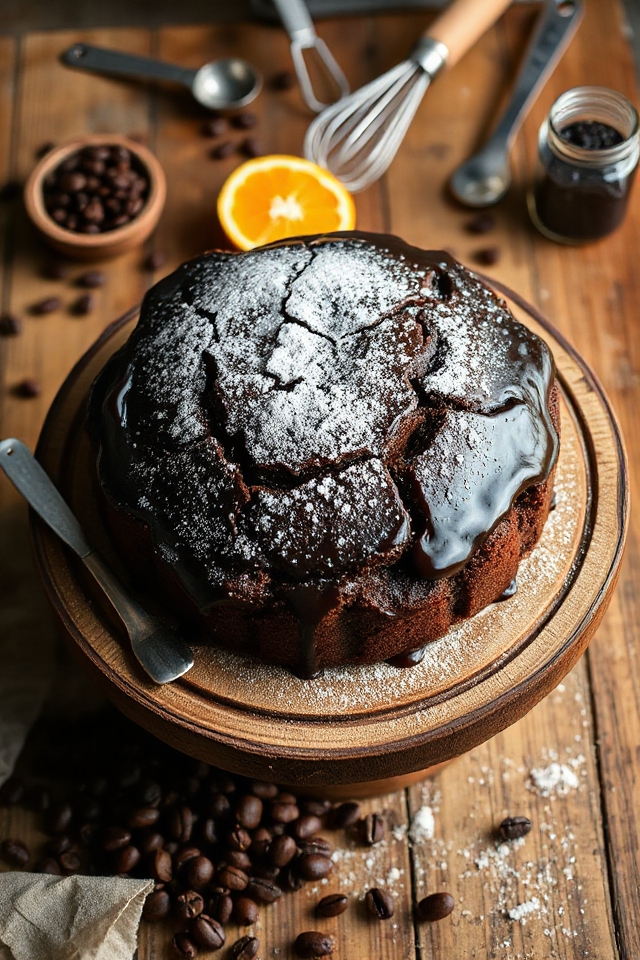 chocolate coffee mud cake