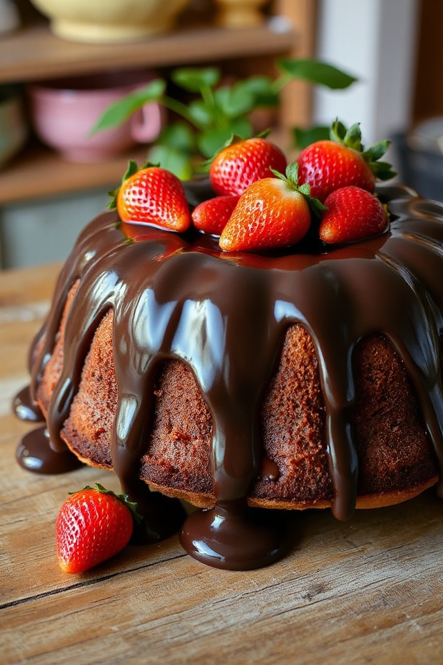 chocolate strawberry cake recipe