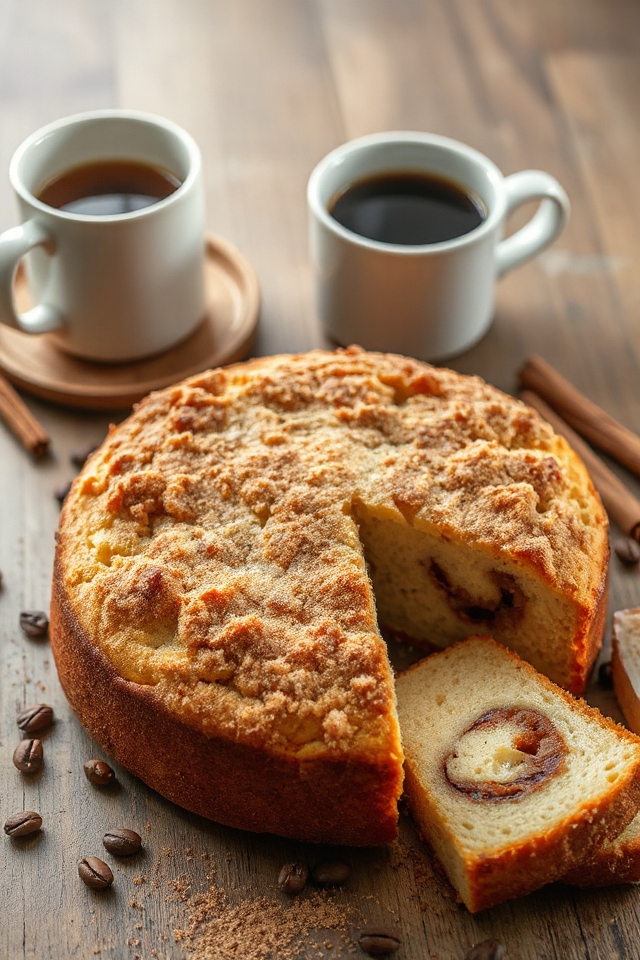 cinnamon crumble coffee cake