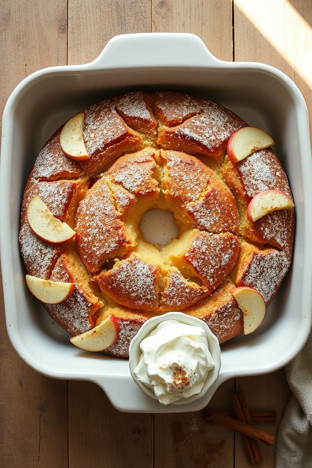 cinnamon spiced apple cake recipe