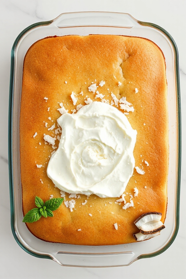 coconut cream cake recipe