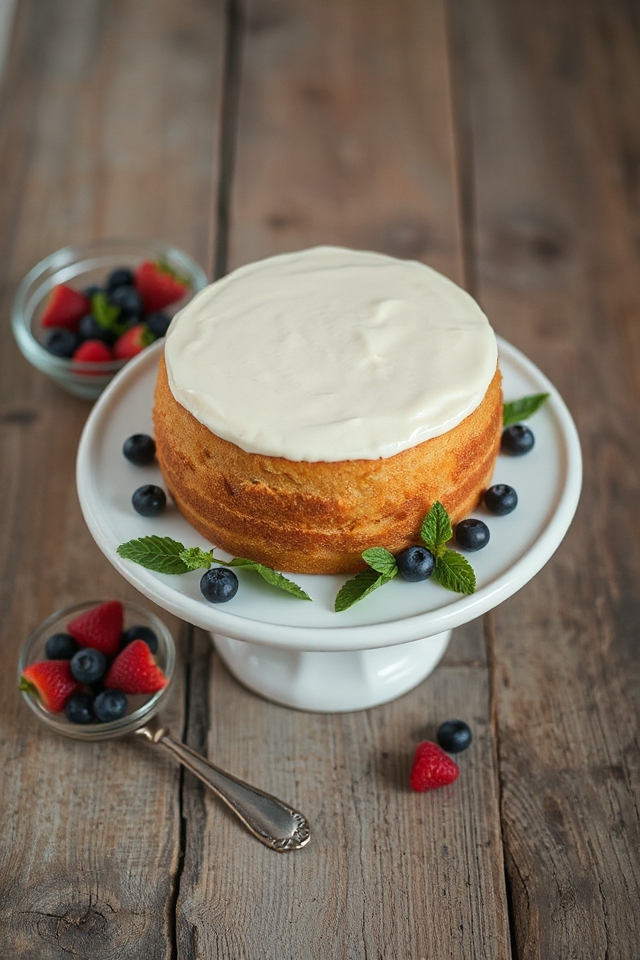 cream cheese sour cream cake