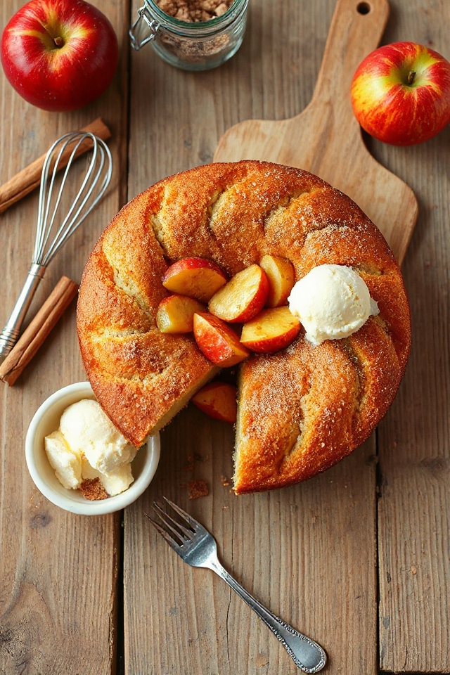 delicious apple cinnamon dessert