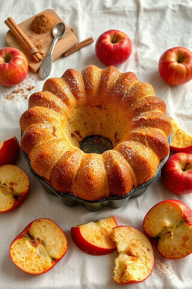 delicious apple spice cake