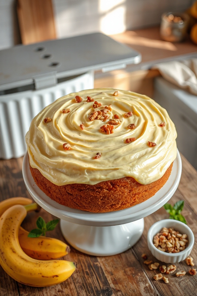 delicious banana nut cake