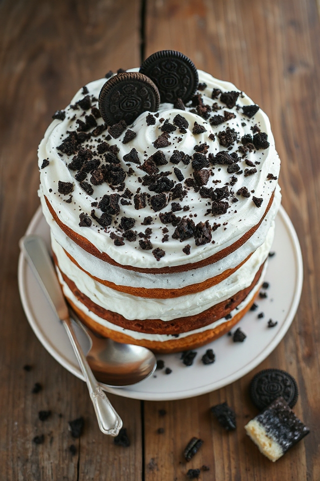 delicious cookies and cream cake