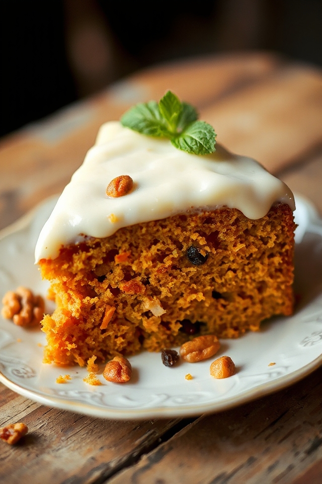 delicious homemade carrot cake