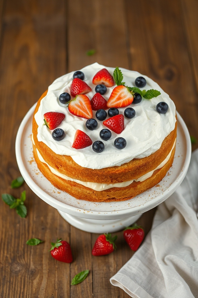 delicious soaked milk cake