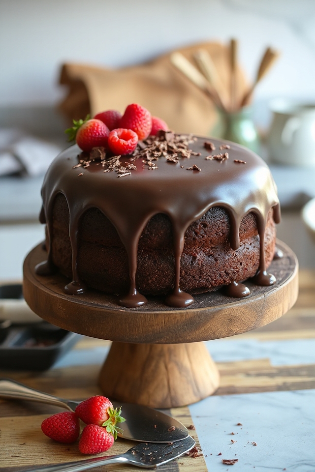 delightful basic chocolate cake