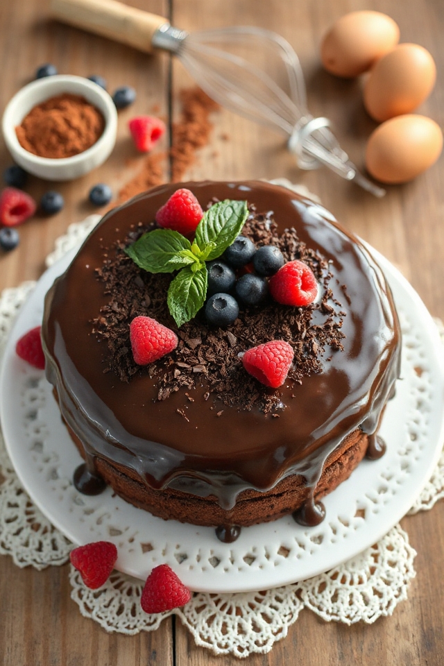 easy cocoa chocolate cake
