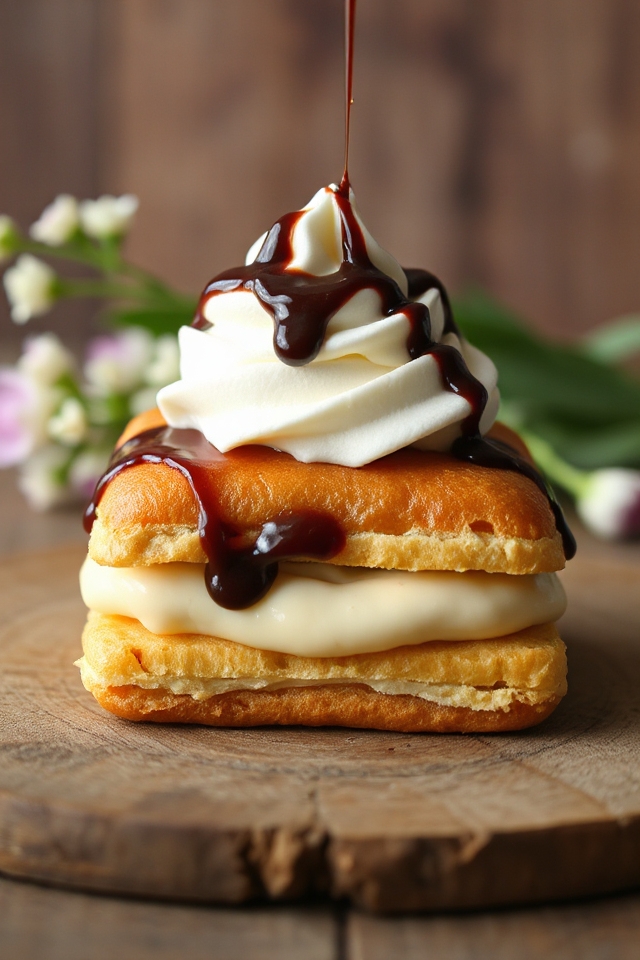 eclair cake baking process