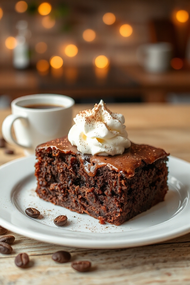 kahlua infused moist chocolate cake