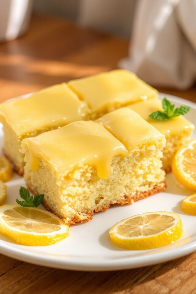 lemon poke cake recipe