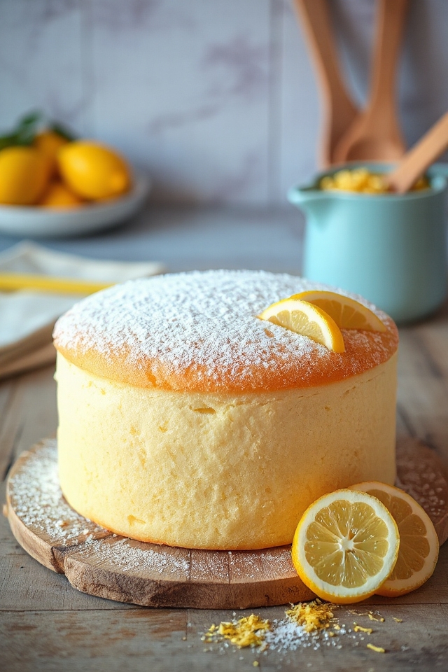 lemon zest sponge cake recipe
