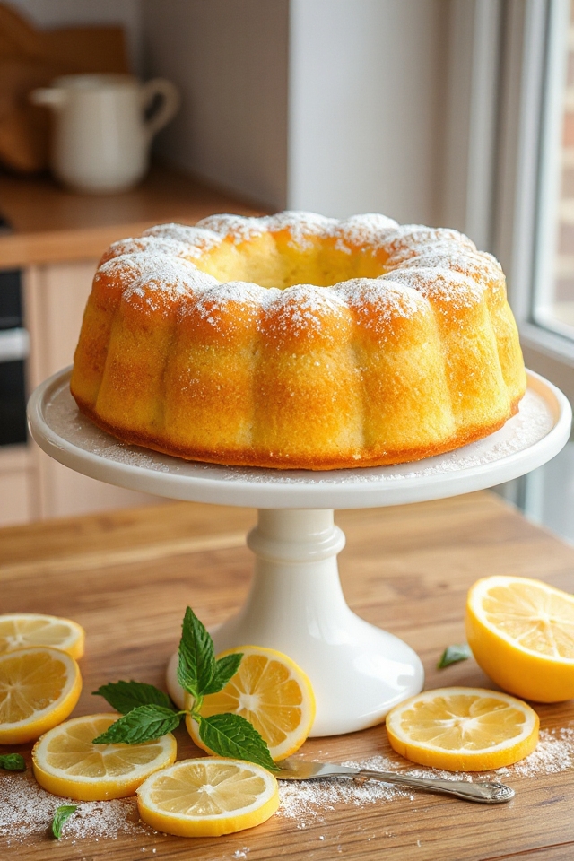 lemon zest sponge cake