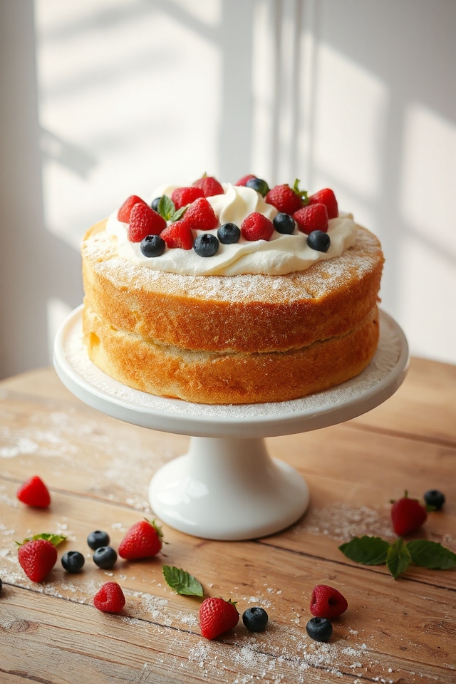 light and airy dessert