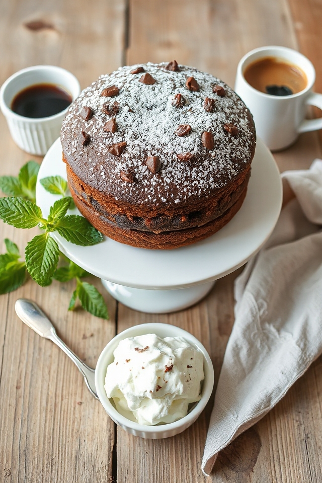 mocha cake with kahlua