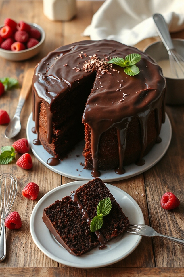 moist cocoa chocolate cake