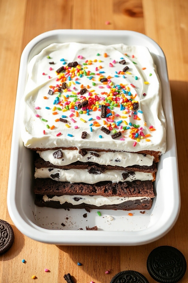 oreo ice cream dessert