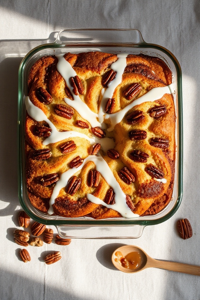 pecan infused honeybun cake