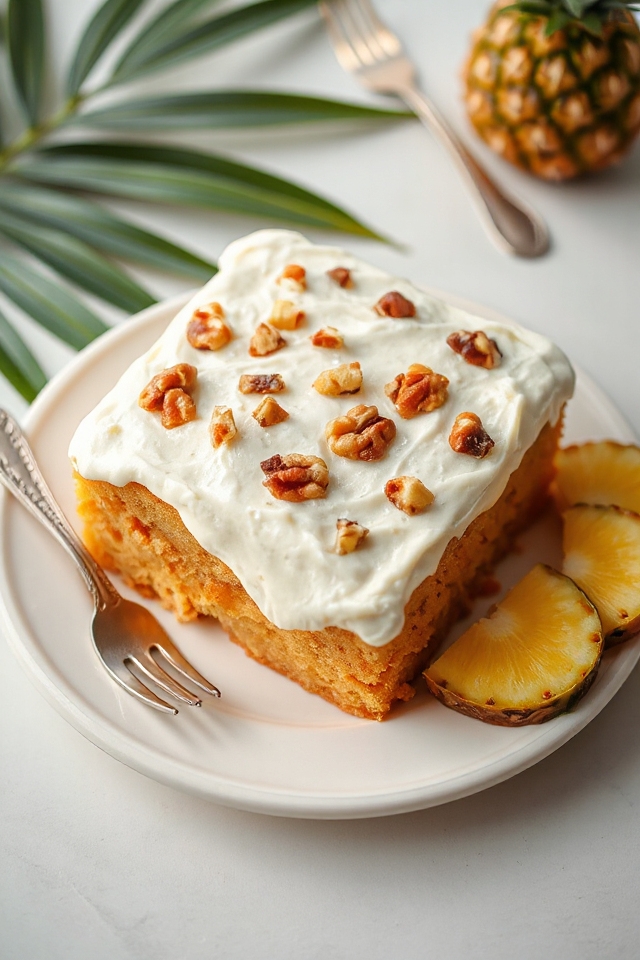 pineapple cake with frosting