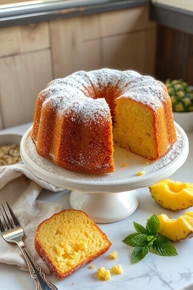 pineapple infused pound cake recipe