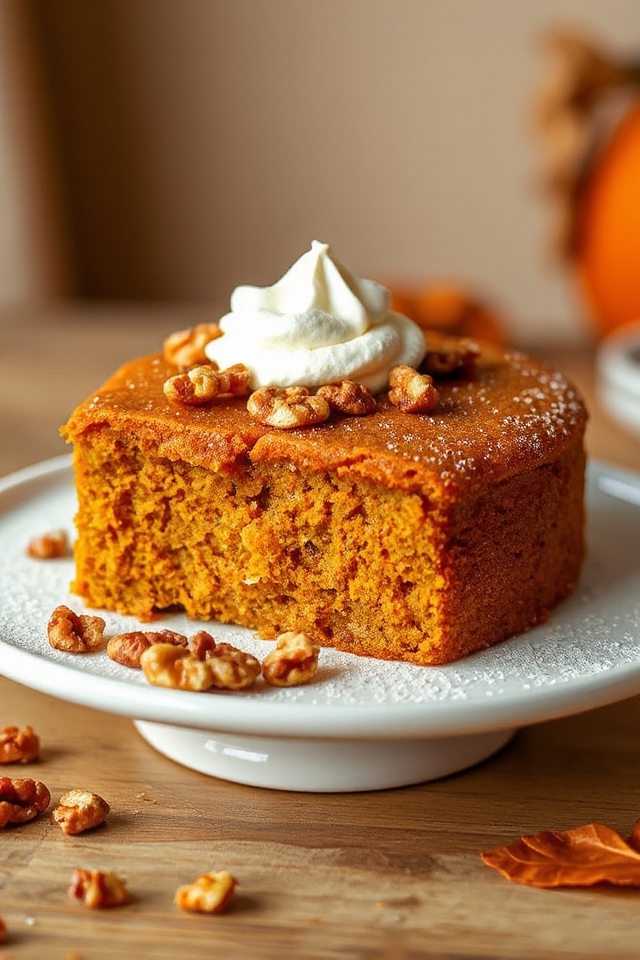 pumpkin spice cake recipe