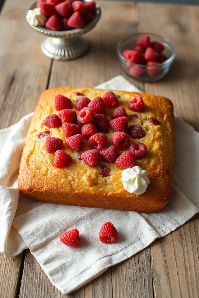 raspberry cake with buttermilk