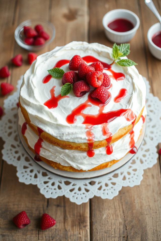 raspberry jello poke cake