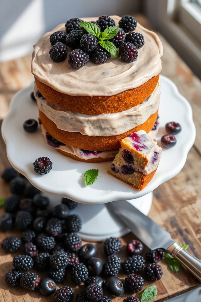 spiced blackberry cake recipe