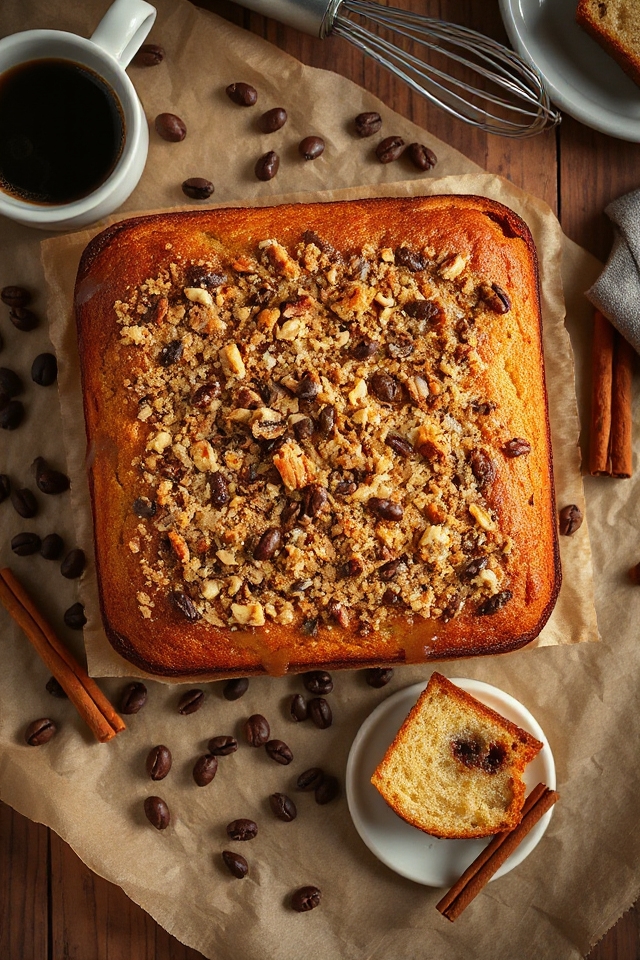 spicy nut coffee cake