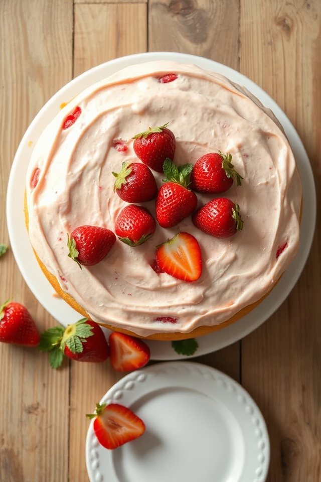 strawberry gelatin cake recipe