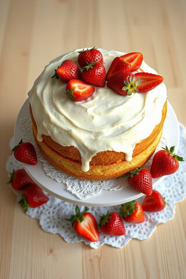 strawberry shortcake cream cheese