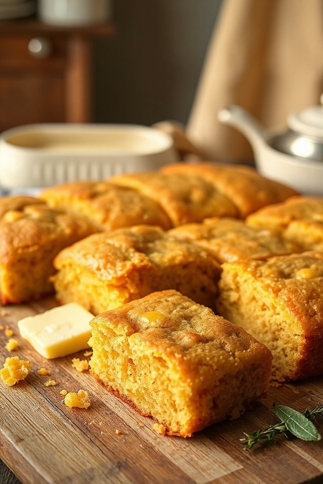 sweet cornmeal cornbread cake