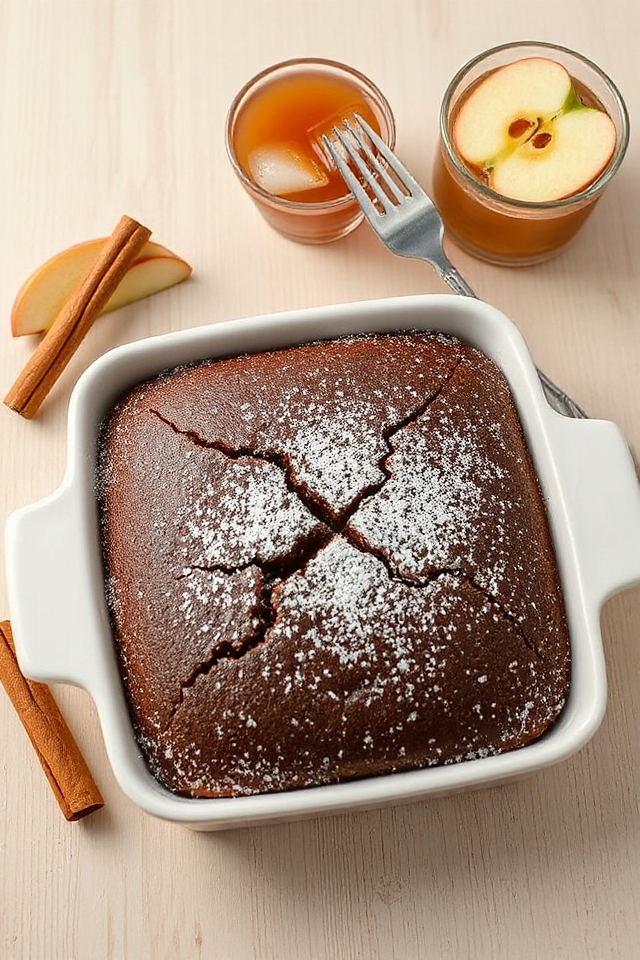 wacky cake with cider