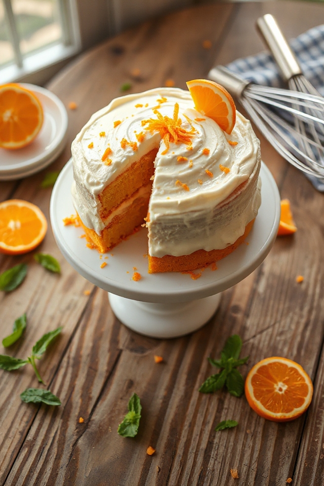 zesty orange creamsicle cake